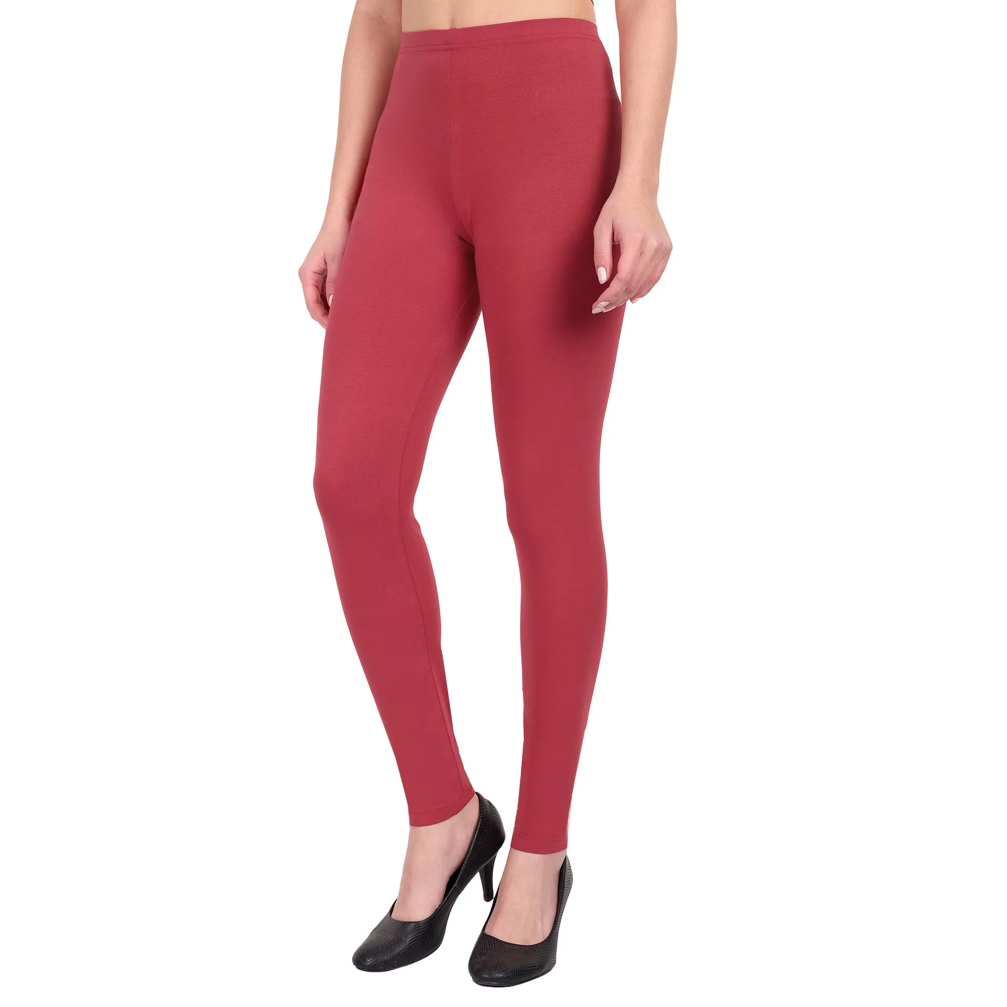 Women Powder Breathable Long Length Legging