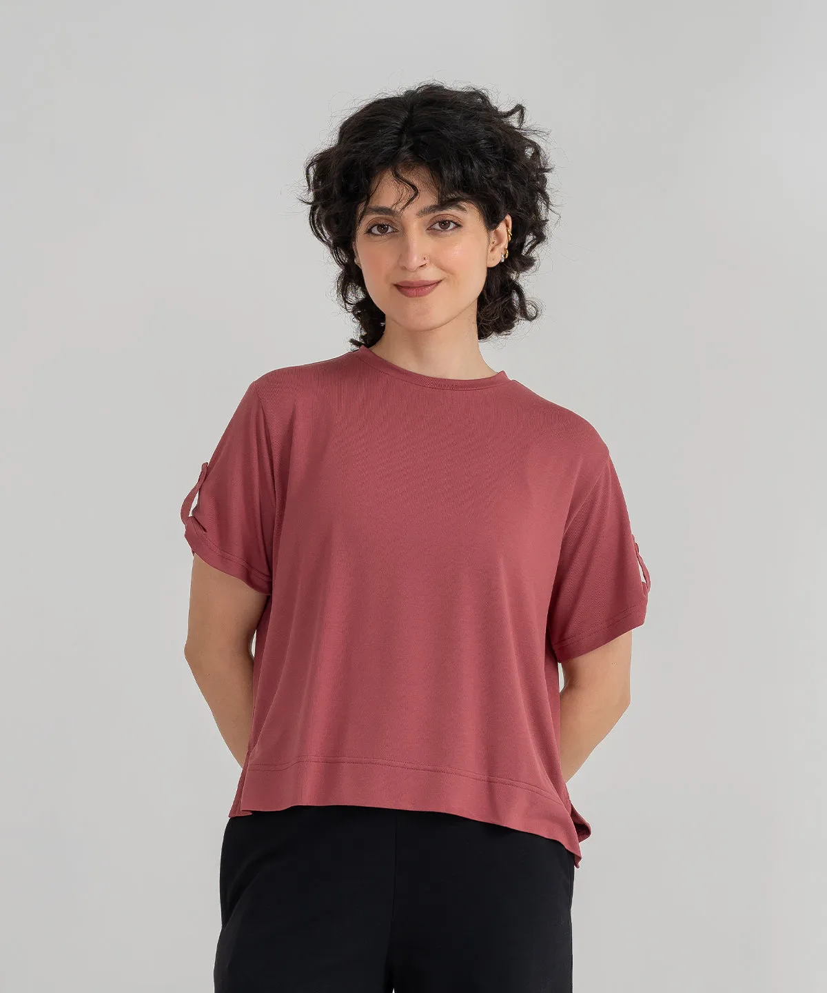 Women's Air Turned Up Sleeve Tee