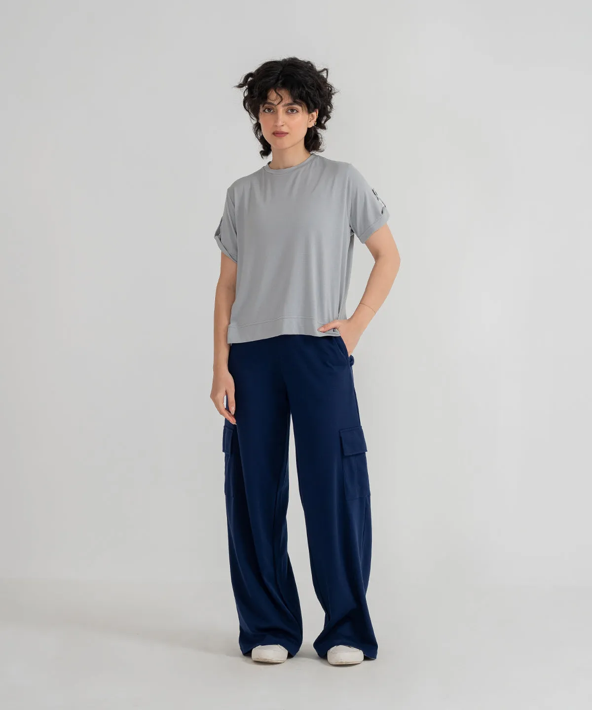 Women's Air Turned Up Sleeve Tee