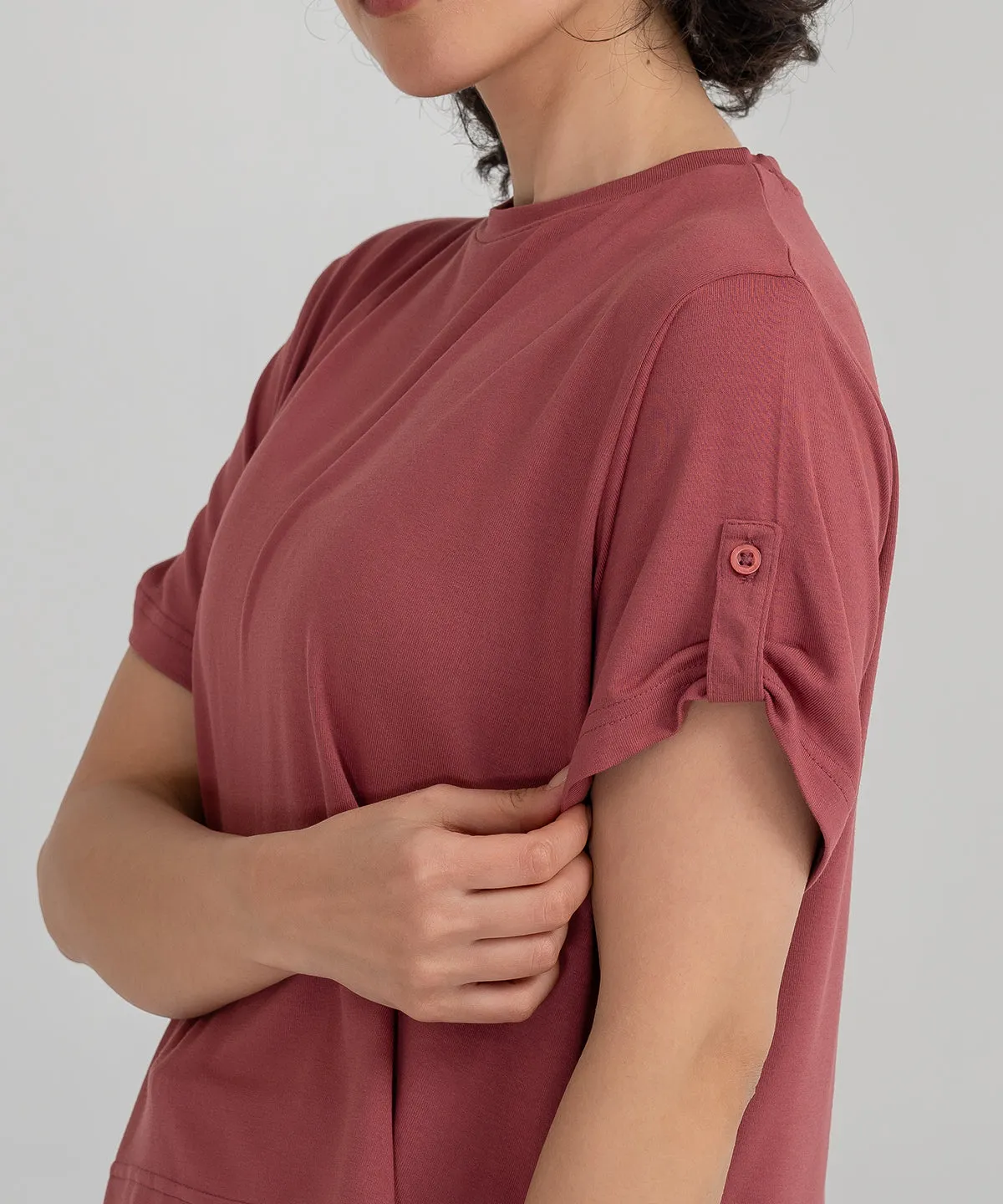 Women's Air Turned Up Sleeve Tee