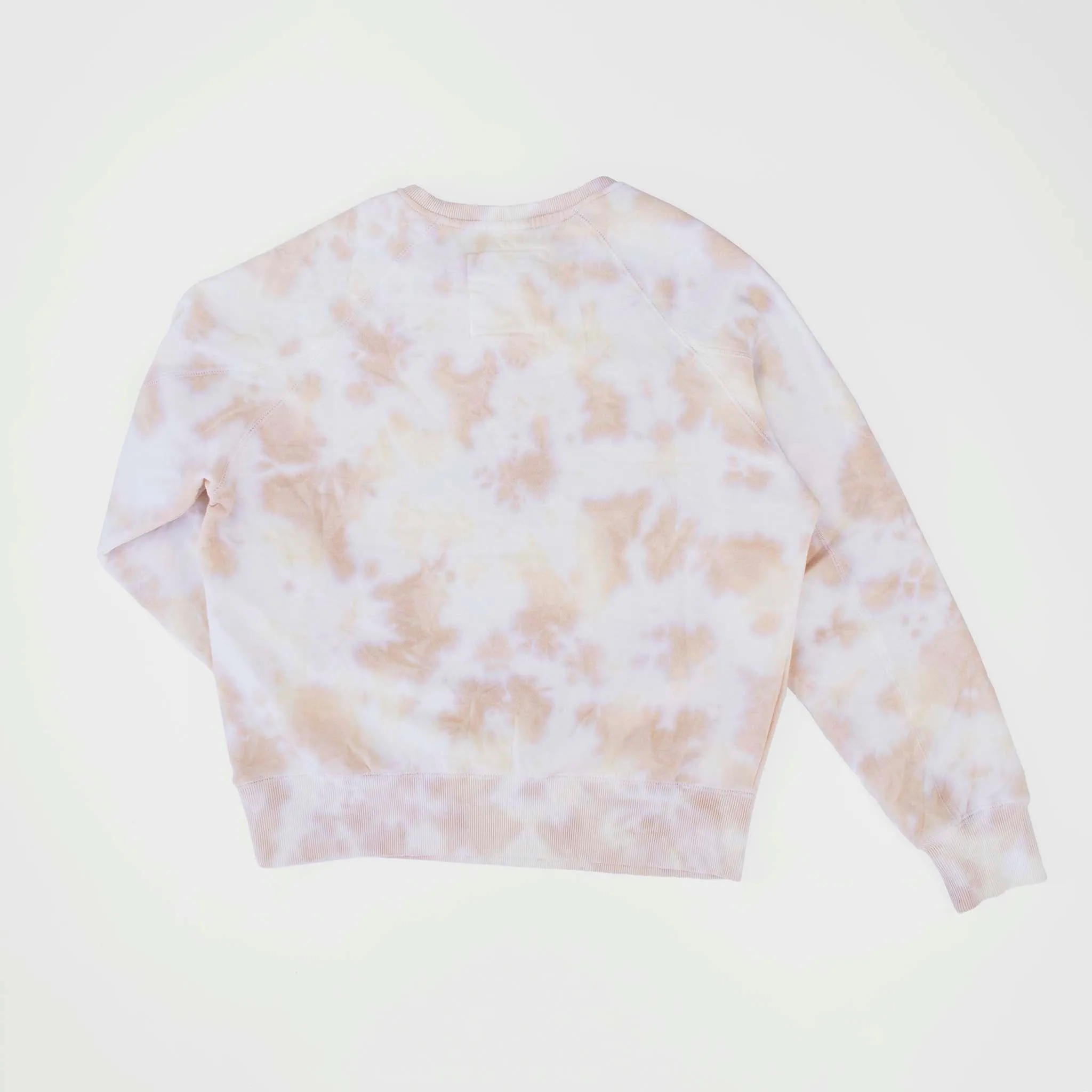 Women’s Vanilla Cream Tie Dye Fleece Sweatshirts