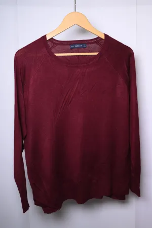 Zara Medium Maroon Sweatshirt